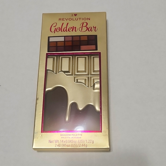 Revolution Golden Bar Shawdow Palette! New! - Picture 1 of 4